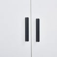 thumbnail image 5 of ModMakers Armoire Wardrobe Closet with Mirror, Modern Wood Wardrobe Closet w/ Hanging Rod & Drawers, 5 of 8