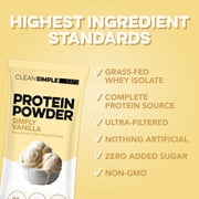 Clean Simple Eats Protein Powder Simply Vanilla - 1 Stick Xylitol Free