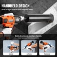 thumbnail image 3 of KFFKFF Diamond Core Drill Rig, Handheld with 0.8-6.3in Diameter, 2000W Power, Includes Carrying Case. Suitable for Concrete Drilling & Paint Mixing, Wet/Dry Use, 3 of 9