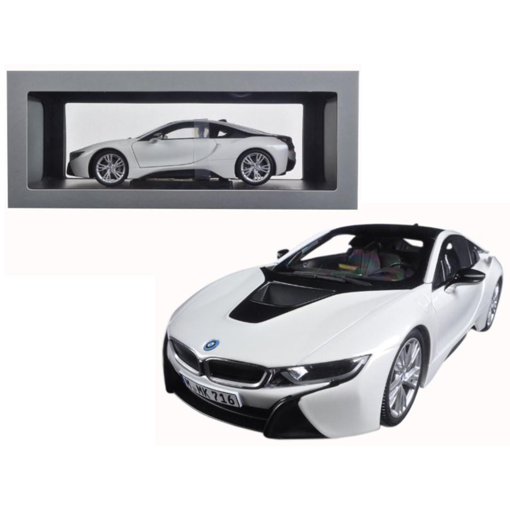 新素材新作 i8 BMW Crystal Car Model Diecast 1/18 Grey Frozen and White 乗用車