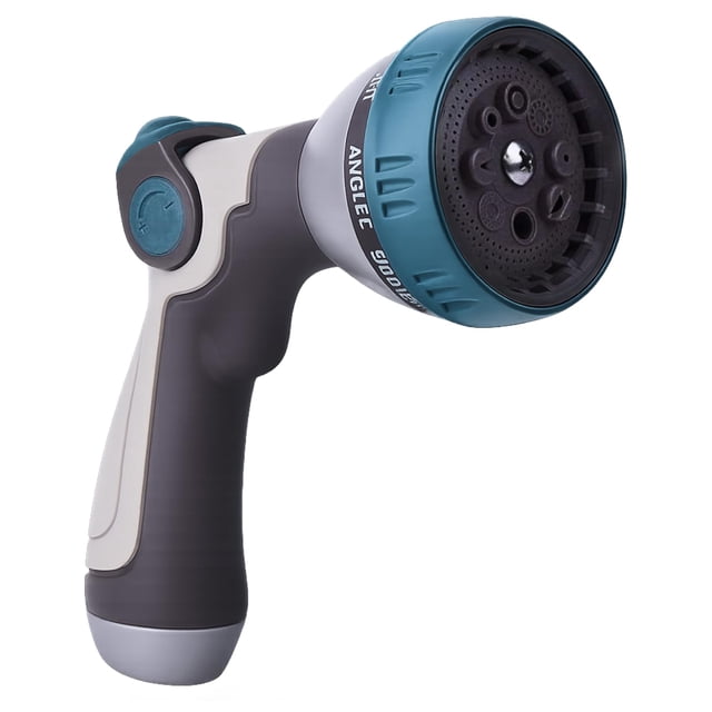 Boquilla para manguera de jardín Craft911 con control de pulgar con 8 patrones