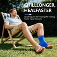 thumbnail image 3 of Ankle Ice Wrap for Hot and Cold Therapy, Reusable Gel Compression Wrap for Foot and Heel Comfort, Adjustable Brace for Daily Recovery Support, 3 of 8