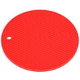 thumbnail image 4 of Table Placemat, Easy To  Lightweight Food-grade Silicone Material Convenient To Use Insulation Pad  For Microwave For Home For Family Red, 4 of 8