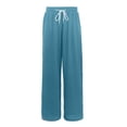 thumbnail image 3 of Gunia Girls Sweatpants Joggers Lightweight Wide Leg Cooling Pants For Outdoor Activities Breathable Summer Trousers For Loose Fit Outdoor Wear Athletic Pants Mint Green 14-15 Years, 3 of 9