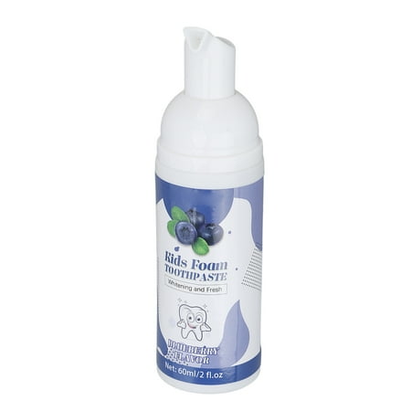 Children Mousse Toothpaste, Push Type Foam Toothpaste Whitening Cruelty ...