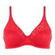 thumbnail image 2 of Sostén Chantelle Norah de cobertura completa, sin forro y moldeado, rojo, 38H, 2 of 4