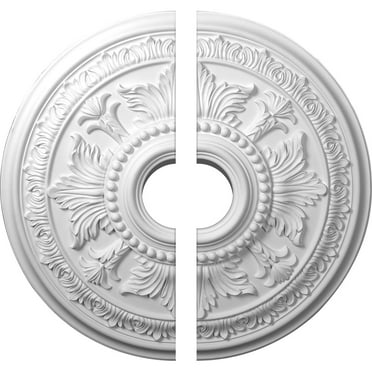 30 5/8"OD x 6"ID x 2 1/2"P Tellson Ceiling Medallion, Two Piece (Fits Canopies up to 6 3/4")