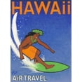 thumbnail image 2 of Got, Jean Pierre 25x32 White Modern Wood Framed Museum Art Print Titled - Hawaii Air Travel, 2 of 4