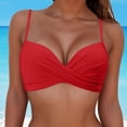 thumbnail image 2 of Clothing 2025 Yajing Plus Size Tankini L Red Women's Top Swimsuit with Breast Pad Without Brackets Multicolor Split for Slimming Bikini, 2 of 5