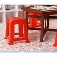 thumbnail image 2 of 4pcs 1: 6 proportions red Furniture for Playroom - Kid's Play Chairs, Toddler Activity Chairs, doll Furniture, 2 of 5