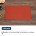 thumbnail image 3 of 10" x 7.7" Silicone Heat Press Pad Mat 0.2" Thick for Heat Press Machine Flat Heat Transfer Pad, 3 of 4