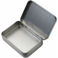 thumbnail image 1 of y 2pcs 4.5 x 3.3 x 0.86 inch Empty Rectangular Hinged Tinplate Containers, 1 of 4