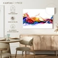 thumbnail image 5 of Elephant Stock Rainbow Smoke Wall Art - Horizontal Canvas Wall Art - Living Room Wall Decor - Abstract Canvas - White And Brown Decor - 39" x 26", 5 of 8
