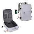 thumbnail image 1 of SYCNB Mochila de viaje para mujeres y hombres, mochila de mano aprobada por vuelo, artículo personal, bolsa de viaje, mochila de equipaje impermeable, mochila pequeña para computadora portátil, azul, 1 of 8