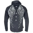 thumbnail image 3 of Archaic By Affliction Unisex Oversized Boxy Pullover Hoodie Stone Ranger, 3 of 11