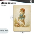 thumbnail image 4 of Stupell Industries Eclectic Maritime Bathing Society Seahorse Canvas Art, 16 x 24, by Grotto Studios, 4 of 8