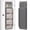 Gray, variant on Weekly Over the Door File Organizer, Hanging File Folders Wall Organizer with 5 Large Pockets for Papers, Charts, Mails, Magazine, Office and Back To School Supplies Storage and Organization (Black)