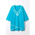 thumbnail image 3 of Woman Within Plus Size Embroidered Tulip Tunic, 3 of 3