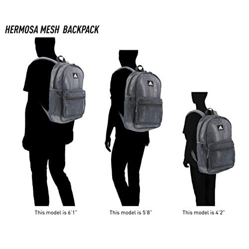 Tecnología Al frente Nueva llegada adidas Hermosa II Mesh Backpack, Onix/ Scarlet, OSFA - Walmart.com