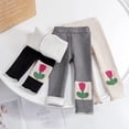 thumbnail image 6 of Esaierr Toddler Kids Girls Warm Fleece Leggings 6M-6Y Infant Warm Winter Pants Baby Thick Stretch Fleece Pants Kids Girls Skirted Leggings, 6 of 7