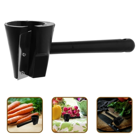 Squalise Easy Carrot Curler Multi-functional Vegetable Sharpener and Peeler Maker (Black)