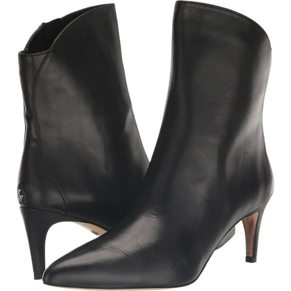 Sam Edelman Women's Usha Fashion Boot Black Leather 6M