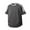 Dark Gray, variant on XDZJLR Mens T Shirt 2025 Summer Striped Patchwork Short Sleeved Tees