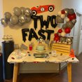 thumbnail image 5 of Globos de aluminio de 16 pulgadas con temática de carreras de autos, dos globos de aluminio rápidos, decoración para fiesta de cumpleaños de niños, baby shower, suministros para fiesta de pista de car, 5 of 5
