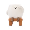 thumbnail image 3 of Cute planter cute plant pots smiley face rocking chair succulent pot with drainage hole indoor outdoor decorative planter for moms grandmas stoneware, 3 of 4