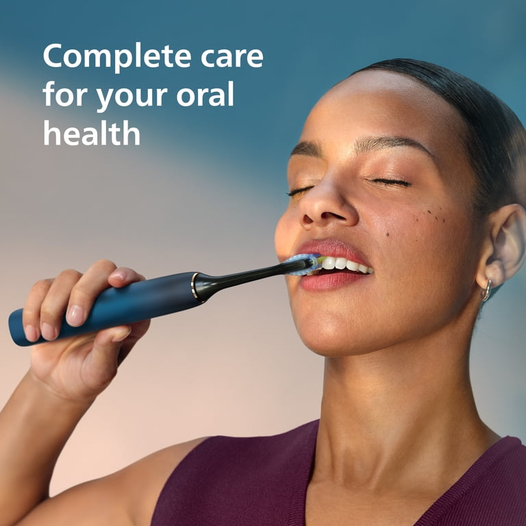 Philips Sonicare 9000 Toothbrush, Blue Black, Rechargeable, HX9911