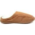 thumbnail image 4 of ABSOLUTE FOOTWEAR Mens/Gents Mules/Slippers/Indoor Shoes with Faux Fur Inner - Light Brown - US 11, 4 of 7