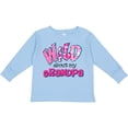 thumbnail image 3 of Inktastic Wild About Grandpa Girls Long Sleeve Toddler T-Shirt, 3 of 5
