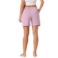 thumbnail image 3 of INSPIRE CHIC Women's Mother's Day Modal Pajama Lounge Shorts Soft Comfy Pajama Bottoms with Pockets High Elastic Boxer Shorts Sleepwear M Pink, 3 of 6
