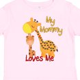 thumbnail image 4 of Inktastic My Mommy Loves Me Giraffe Boys or Girls Toddler T-Shirt, 4 of 5
