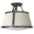 thumbnail image 5 of Hinkley Lighting - Three Light Semi-Flush Mount - Foyer - Charlotte - 3 Light, 5 of 7