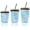 03-Dandelion Blue, variant on Iced Coffee Sleeve , 3 Pack Neoprene Coffee Cup Sleeves for Cold Drinks, 16 to 32 Oz Insulated Iced Coffee Cup Sleeve, Can Cold Drink Sleeve for Iced Drinks Bar Accessories Essentials