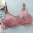 thumbnail image 4 of Landzoo Women's Plus Size Bra Minimiser Lace Full Coverage Firm Hold Non Padded Non Wired Cozy Elastic Breathable Women's Bra, 4 of 4