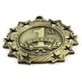 thumbnail image 2 of 1st Place Ten Star Gold Medal Award - Includes Ribbon, 2 of 3