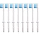 thumbnail image 1 of Cabezales de cepillo estándar de repuesto, accesorios de boquilla de chorro de agua dental para irrigadores bucales Waterpik (como WP-100) y otros irrigadores orales (8 piezas) Namotu CZMR-XM104, 1 of 7