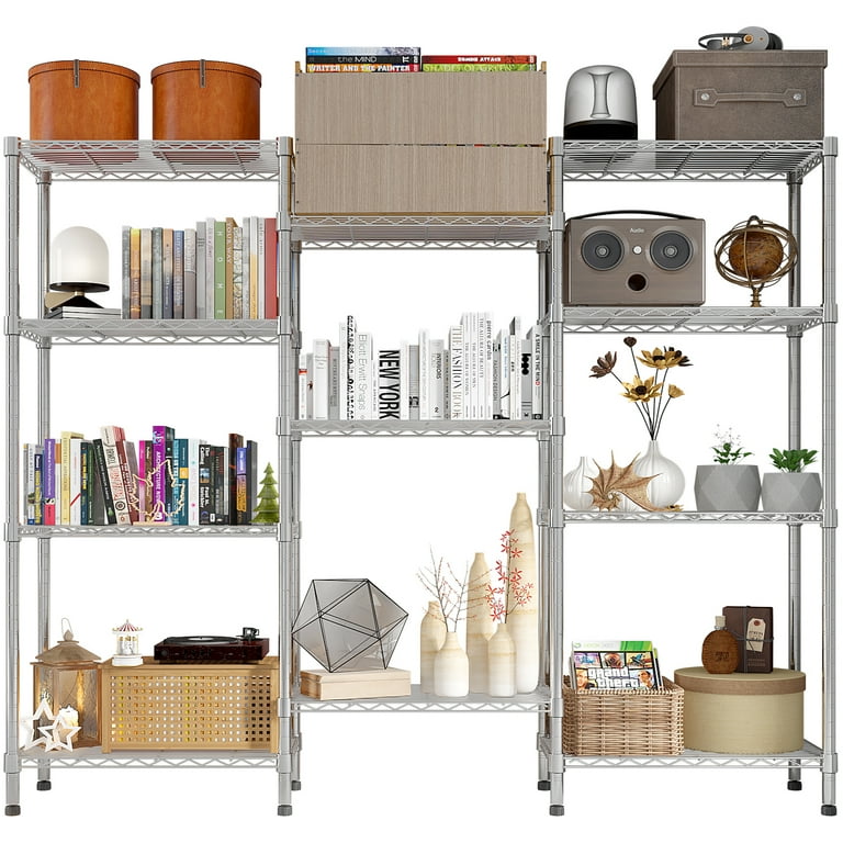 ５５％以上節約 Heavy Shelving, Wire 11-Tier Ktaxon Duty 62.9 Rack, Steel スチールラック・メタルラック