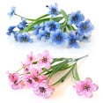 thumbnail image 3 of 10 paquetes de flores artificiales para exteriores, resistentes a los rayos UV, no se decoloran, flores violetas falsas para plantas colgantes de interior y exterior WD.WDQZL Ropa, 3 of 4