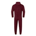 thumbnail image 5 of Dwaogom Men's Hooded Jumpsuit Zip Up One Piece Pajamas Playsuit Jogger Sweatsuit Overall Romper, 5 of 6