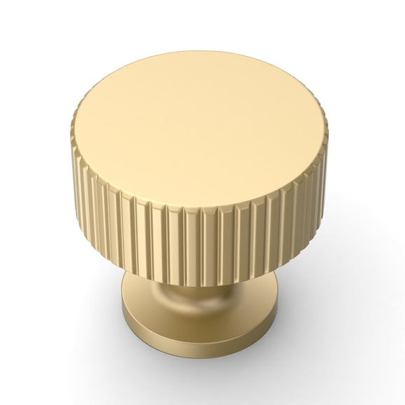 Asidrama 10 Pack Brushed Gold Kitchen Cabinet Knobs Dresser Knobs Drawer Knobs Cabinet Pulls Hardware Zinc Knobs for Dresser Drawe