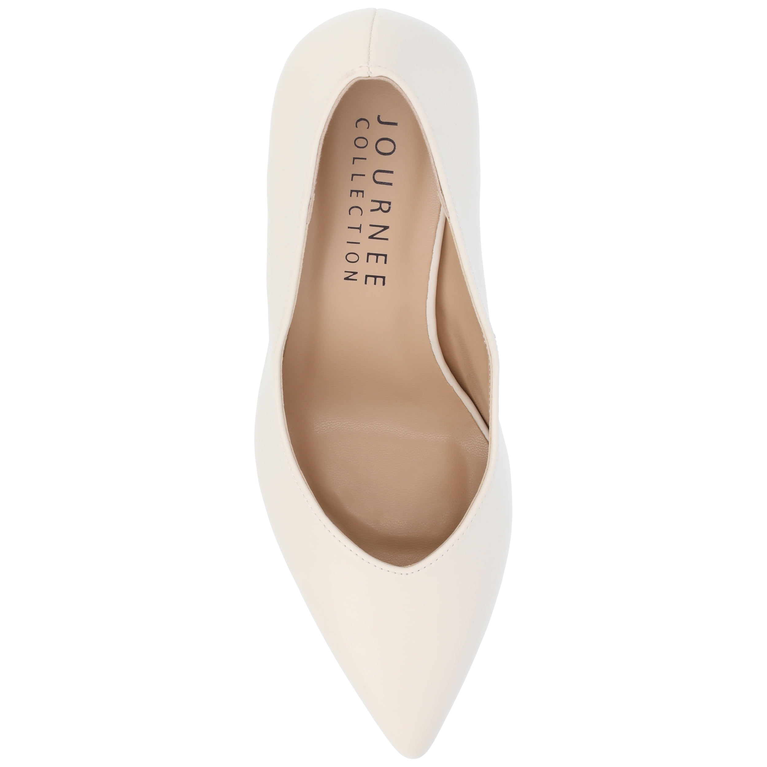 Journee Women's Simonne SuperNatural Shades Wide Width Block Heel Pointed Toe Pumps