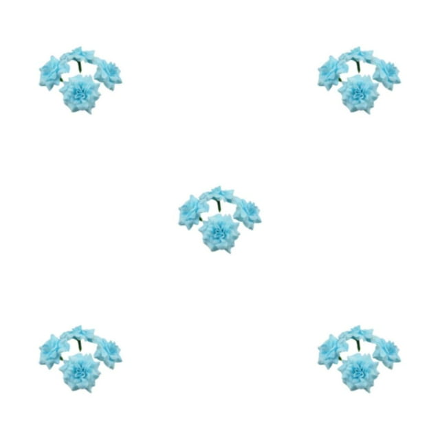 relayinert 50pcs/set Soft Texture Realistic Appearance - Stunning Displays Soft Texture Light Blue 4.5cm 5Set