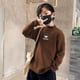 thumbnail image 5 of Camiseta de manga larga cálida con cuello alto y medio polo para niños, otoño/invierno, para niños, talla mediana/grande, con lijado de doble cara, estampada, 5 of 5