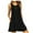Black, variant on Nightshirt for Women Sleeveless Sleepwear Nightgown V Neck Henley Tunic Tank Dress Casual Loungewear Loose Ruched Pajama Dress Light Blue L