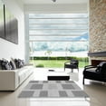thumbnail image 6 of Ahgly Company Indoor Square Patterned Battleship Gray Area Rugs, 7' Square, 6 of 6