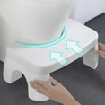 thumbnail image 4 of 1 PCS Collapsible Toilet Squat Stool Non Slip FootStool Anti Portable Step for Bathroom Tools Supplies, 4 of 5