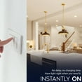 thumbnail image 4 of Luxrite A19 LED Light Bulb 12.5W=100W 2700K 1500 Lumens Non-Dimmable E26 Base Enclosed Fixture Rated Damp Rated ETL 96 Pack, 4 of 7